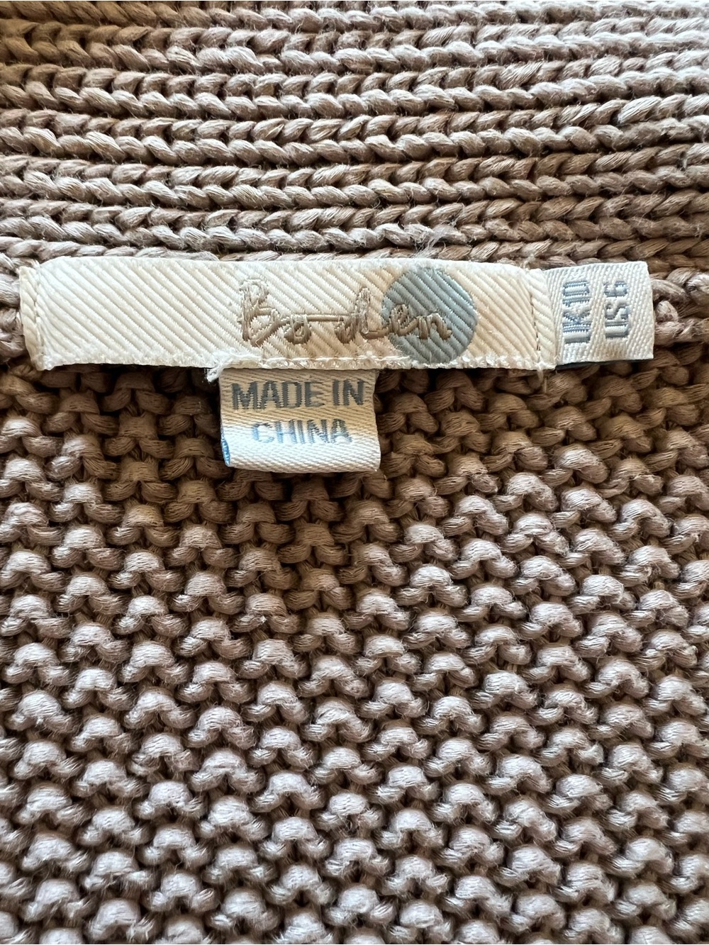 🩶Boden 100% Cotton Long Crochet Button Cardigan in Pale Grey - Picture 5 of 6